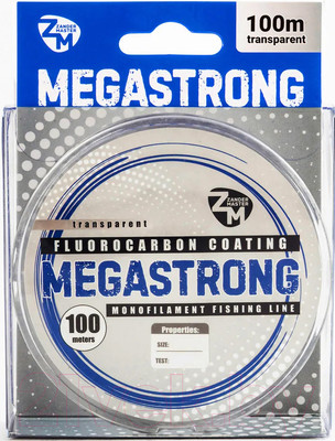 Леска монофильная ZanderMaster Megastrong 0.223мм 7.8кг / 11985 (100м)