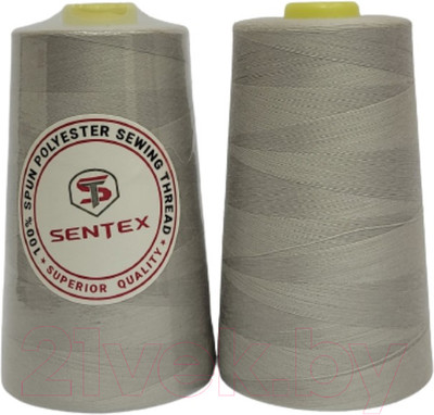 Набор швейных ниток Sentex 100% полиэстер 50/2 5000 ярдов 1225 (2шт)