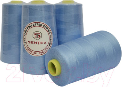 Набор швейных ниток Sentex 100% полиэстер 50/2 5000 ярдов 1284 (4шт)