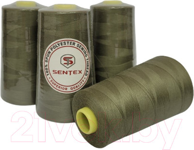 Набор швейных ниток Sentex 100% полиэстер 50/2 5000 ярдов 1378 (4шт)