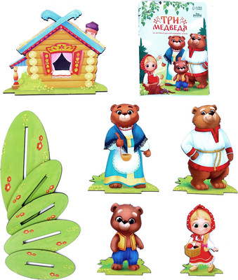 Кукольный театр Лесная мастерская Настольный театр. Три медведя / 9118406