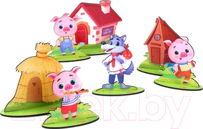 Кукольный театр Лесная мастерская Три поросенка / 9118405