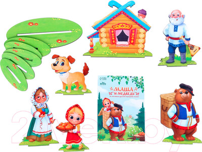 Кукольный театр Лесная мастерская Маша и медведь / 9118404