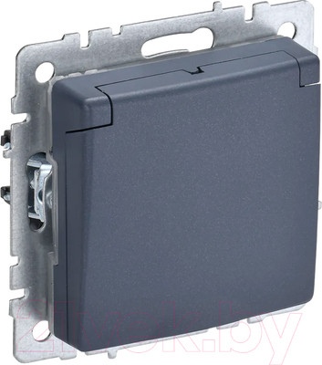Розетка IEK Brite BR-R16-16-44-K35 (маренго)