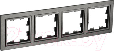 Рамка для выключателей и розеток IEK Brite BR-M42-K45 (темная бронза)