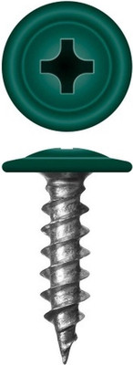 Саморез Admiral МЦП Острый 4.2x19мм RAL 6005 (500шт, зеленый мох)