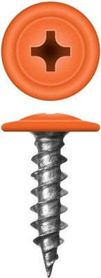 Саморез Admiral МЦСП Сверло 4.2x16мм RAL 2004 (500шт, оранжевый)