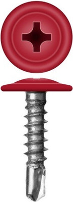 Саморез Admiral МЦСП Сверло 4.2x19мм RAL 3003 (500шт, рубин)