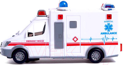 Автомобиль игрушечный Автоград Скорая помощь / 5187453