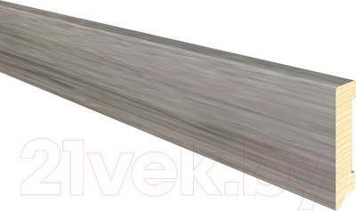 Плинтус КТМ-2000 Деревянный 80x16x2400мм 8016-110E (дуб Бомонт грей)