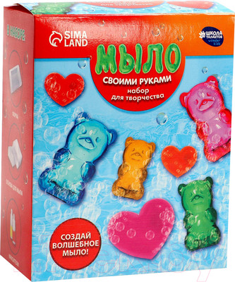 Набор для изготовления мыла Школа талантов SPA салон. Милые мишки / 9187192