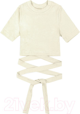 Футболка детская Amarobaby Generation / AB-OD22-GN2701/33-134 (молочный, р.134)