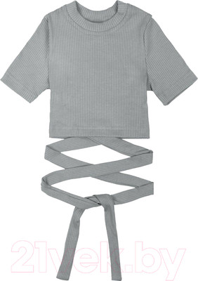 Футболка детская Amarobaby Generation / AB-OD22-GN2701/11-134 (серый, р.134)
