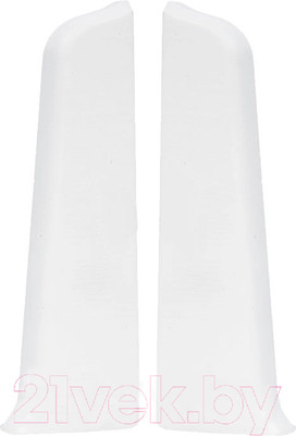 Заглушка для плинтуса Ideal Деконика 001 Белый (5.5см, 2шт флоупак)