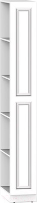 Стеллаж Интермебель Марсель 420 / МР-13-B2 (белый софт)