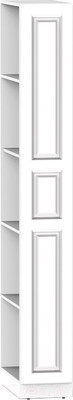 Стеллаж Интермебель Марсель 420 / МР-13-B3 (белый софт)