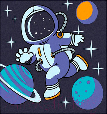 Картина по номерам Школа талантов Полет в космос / 7370540