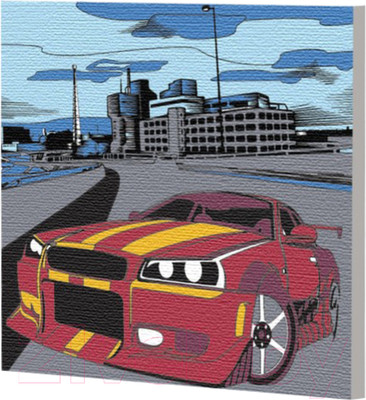 Картина по номерам Школа талантов Тачка в мегаполисе / 4719042