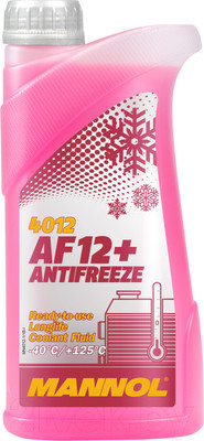 Антифриз Mannol AF12+ -40C / MN4012-1 (1л, красный)