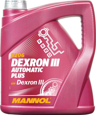 Трансмиссионное масло Mannol ATF Dexron III Automatic Plus (4л)