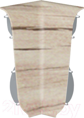 Уголок для плинтуса Vox Smart Flex 119 Дуб Каррара (внутренний, 2шт)