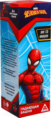 Настольная игра Marvel Падающая башня. Для настоящих героев. Человек-паук / 1175667