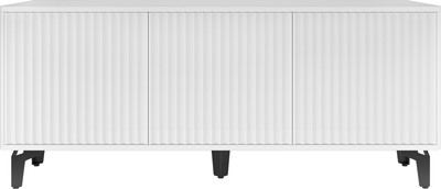 Тумба Shtabe Royal ТВ 5041 эко (белый/белый/черный)