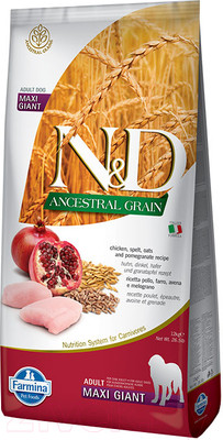 Сухой корм для собак Farmina N&D Low Grain Chicken & Pomegranate Adult Giant Maxi (12кг)