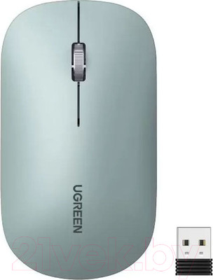 Мышь Ugreen MU001 / 90374 (зеленый)