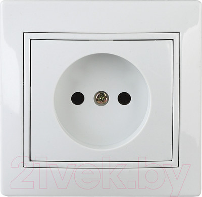 Розетка INTRO Plano 1-201-01 / Б0053859 (белый)
