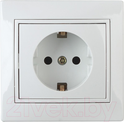Розетка INTRO Plano 1-202-01 / Б0053874 (белый)