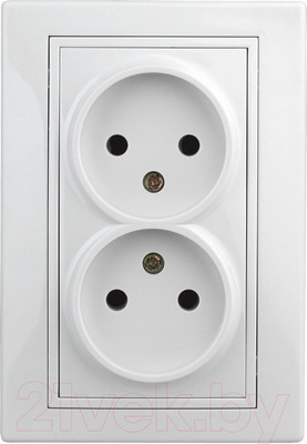Розетка INTRO Plano 1-204-01 / Б0053904 (белый)