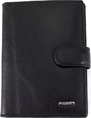 Обложка на паспорт Poshete 852-317-4K-BLK (черный)