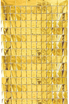 Штора для праздника Darvish DV-H-1221-2 (желтый)