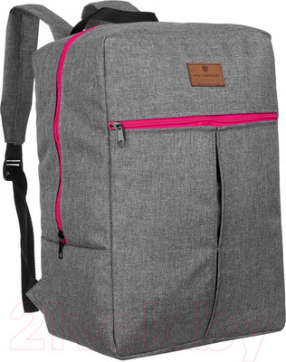 Рюкзак Peterson PTN PP-GRAY-PINK (серый/розовый)