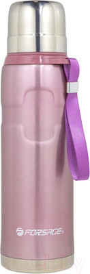 Термос для напитков Forsage F-750P (розовый)
