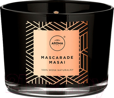 Свеча Aroma Home Scented Candle Mascarade Masai Ароматическая (115г)