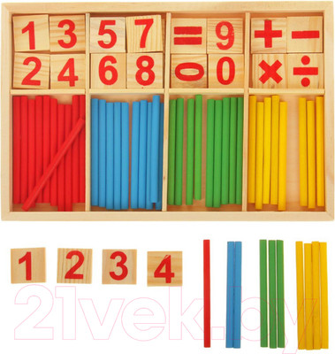 Касса счетных материалов Лесная мастерская Счетные палочки / 255804