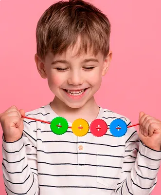 Развивающий игровой набор Zabiaka Развивающие пуговки / 4637546