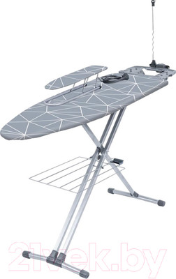 Гладильная доска Ника 9 / НТ9 (с линиями на сером)