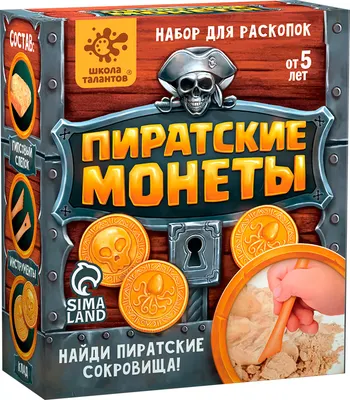 Набор для опытов Школа талантов Пиратские монеты / 4064769