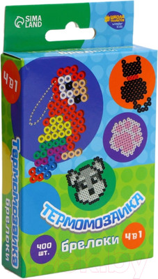 Развивающая игра Школа талантов Термомозаика. Домашние питомцы / 7574248