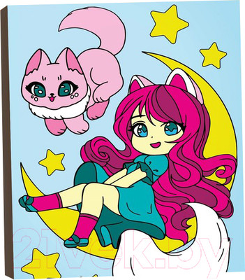 Картина по номерам Школа талантов Принцесса на луне / 9472187