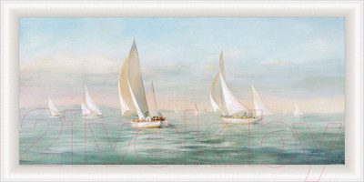 Картина Декарт Парусники в море 8Л2693