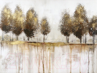 Картина Декарт Абстракция в серых тонах 8Л3547 (авторская на холсте)