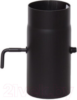 Шибер для дымохода LaVa Поворотный 500мм Д120 (черный)