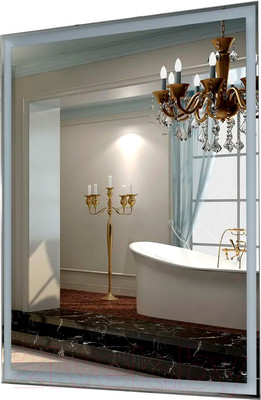 Зеркало Пекам Greta 50x60 / greta-50x60B (с подсветкой и бесконтактным сенсором)