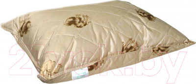 Подушка для сна АЭЛИТА Этюд 68x68 (верблюжья шерсть, на молнии)