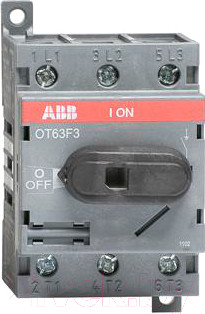 Выключатель нагрузки ABB OT63F3 63А 3P 3M / 1SCA105332R1001