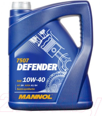 Моторное масло Mannol Defender 10W40 SN / MN7507-5 (5л)